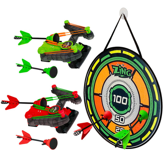 Air Storm Wrist Bow 2-Pack | Wearable Archery Fun + Target